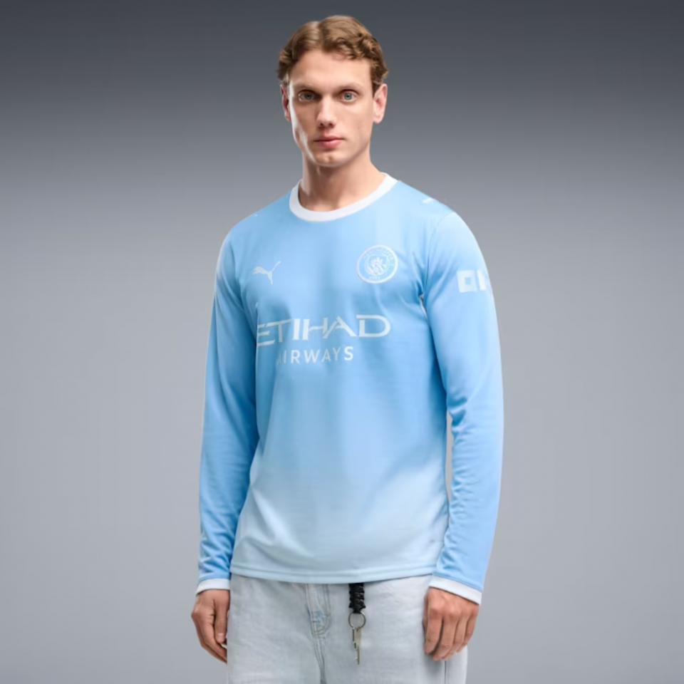 PUMA Manchester City FC 2026/27 Men's Long Sleeve Home Jersey
